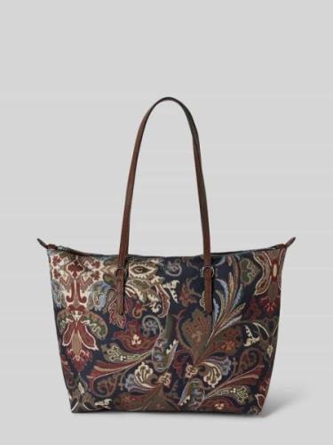 Tote bag met paisleymotief, model 'KEATON'