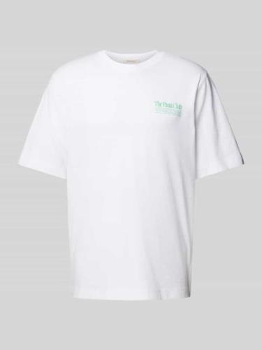 T-shirt met labelprint, model 'TAORMINA'
