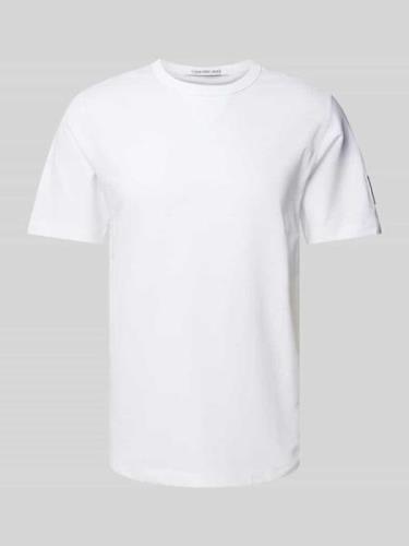 T-shirt met labelmotief