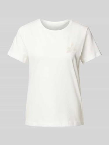 T-shirt van katoen met motiefprint