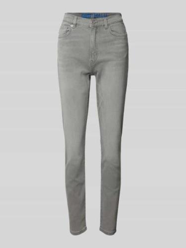 Slim fit jeans in 5-pocketmodel, model 'Malu'
