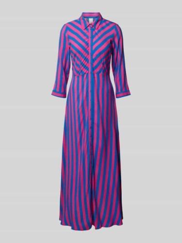 Maxi-jurk met doorknoopsluiting, model 'SAVANNA'