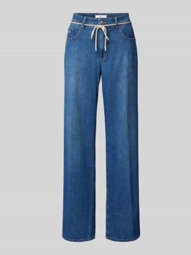 Regular fit jeans met strikceintuur, model 'Style.Morgan'