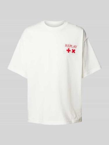 T-shirt met labelprint, model 'Martin Garrix'