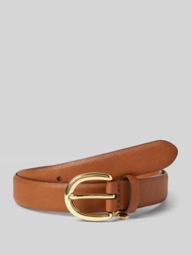 Leren riem met doornsluiting, model 'CHARM'