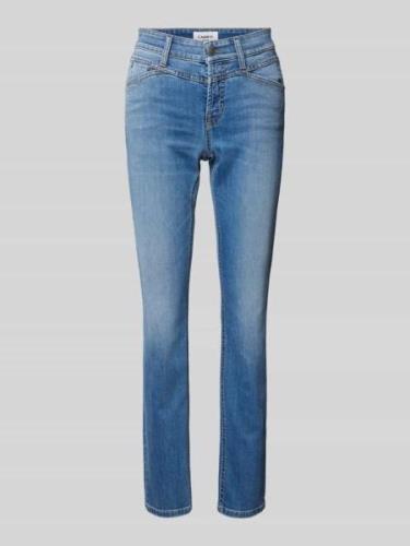 Slim fit jeans met siernaden, model 'PARLA SEAM'