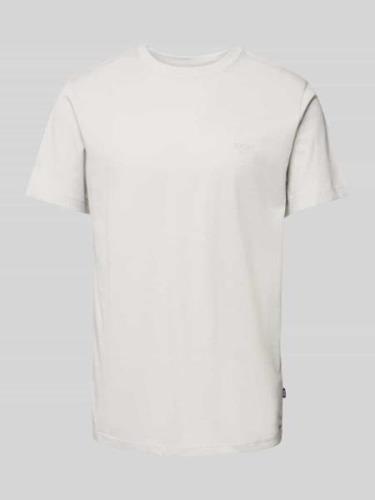 T-shirt met labelprint, model 'Alphis'