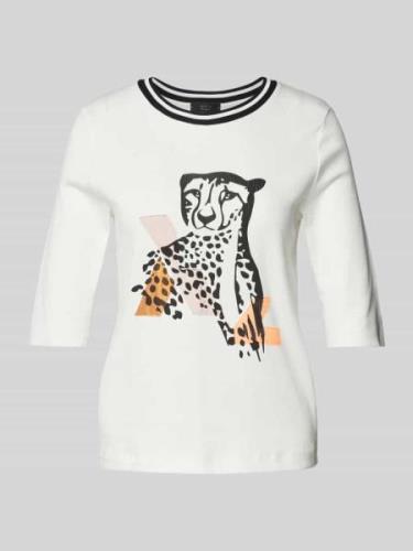 T-shirt met motiefprint