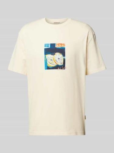 T-shirt met labelprint, model 'ORNOTO'