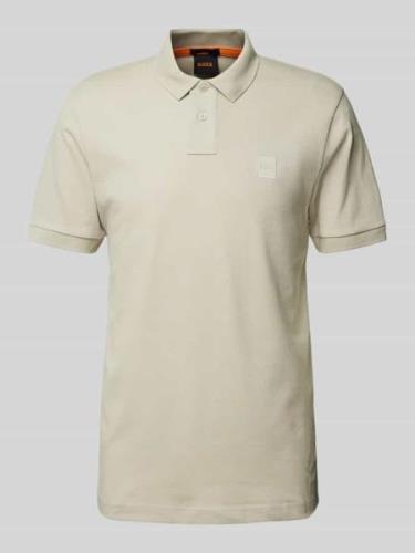 Poloshirt met korte knoopsluiting