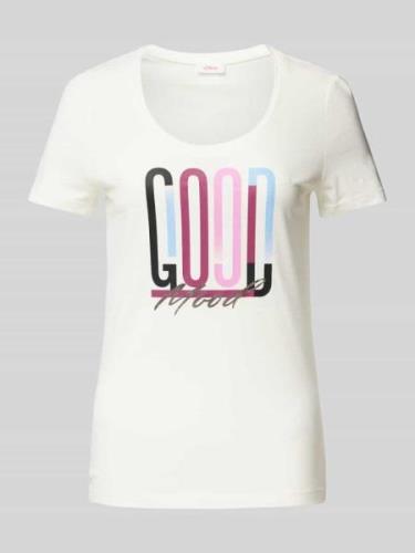 T-shirt met statementprint