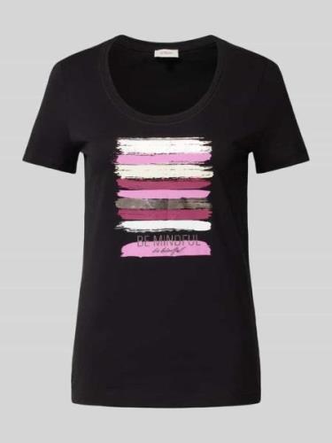 T-shirt met statementprint