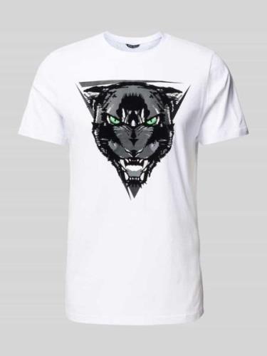 T-shirt met motiefprint