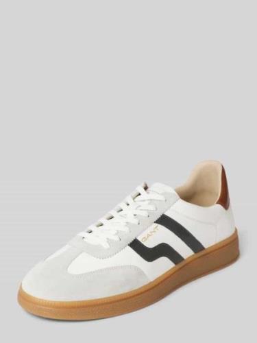 Sneakers van leer in retrolook