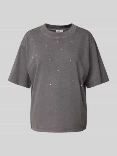 T-shirt met strass-steentjes