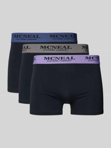 Boxershort met elastische band met logo in een set van 3 stuks