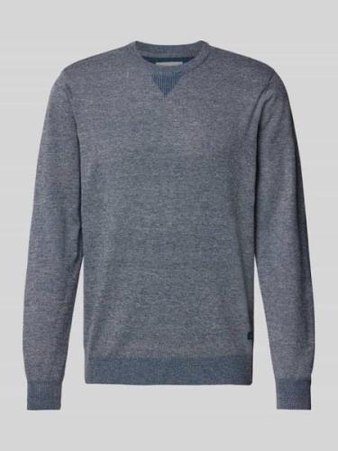 Gebreide pullover met ronde hals, model 'Bruton'