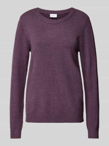 Gebreide pullover met ribboorden, model 'Viril'