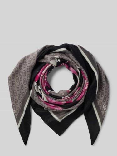 Sjaal met labelopschrift, model 'Foulard'