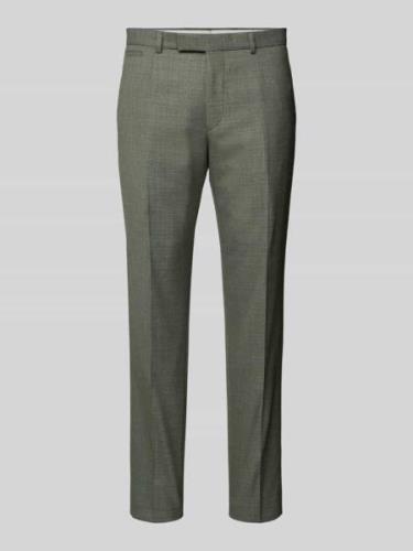 Slim fit pantalon in gemêleerde look, model 'Kynd'