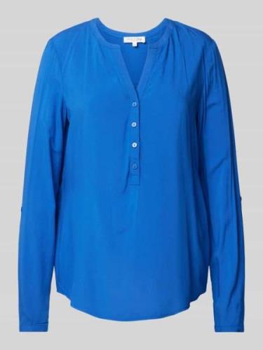 Blouse met serafinohals