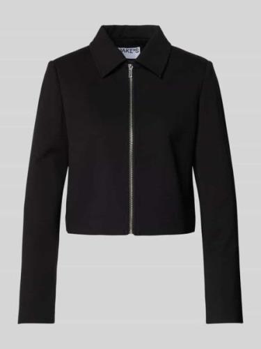 Korte blazer met ritssluiting