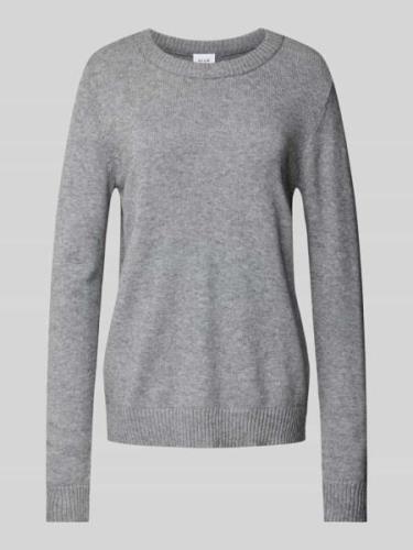 Gebreide pullover met ribboorden, model 'Viril'