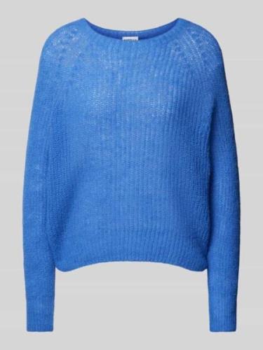 Gebreide pullover met raglanmouwen, model 'NIEVO'