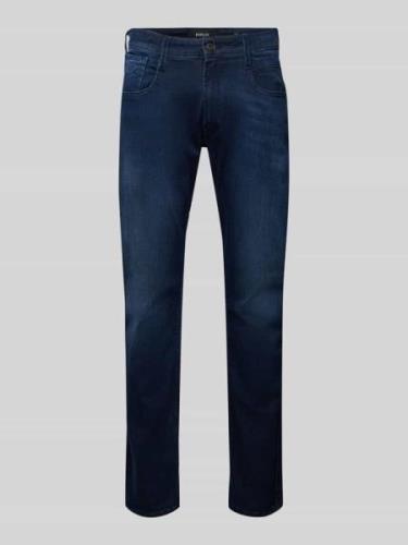 Slim fit jeans in 5-pocketmodel, model 'ANBASS'