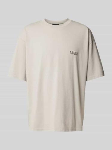 T-shirt met labelprint - MATW X Review