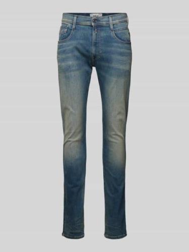 Slim fit jeans in 5-pocketmodel, model 'ANBASS'