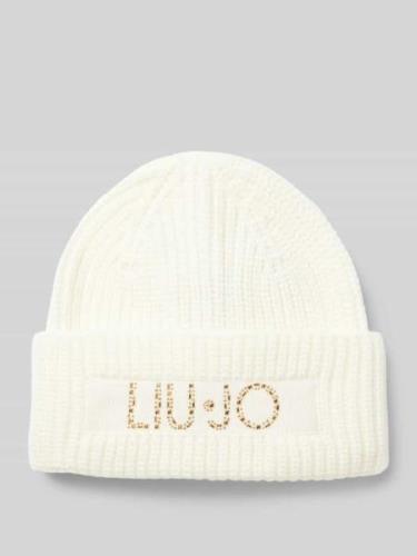 Beanie met labelpatch