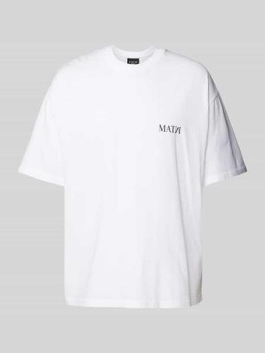 T-shirt met labelprint - MATW X Review