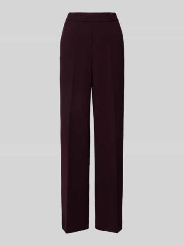 Regular fit stoffen broek met elastische band, model 'FRANCA800'