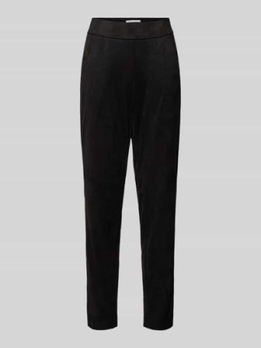 Slim fit broek met siernaden, model 'CANDICE'