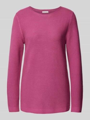 Gebreide pullover met ronde hals