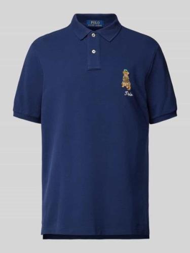 Poloshirt met logostitching