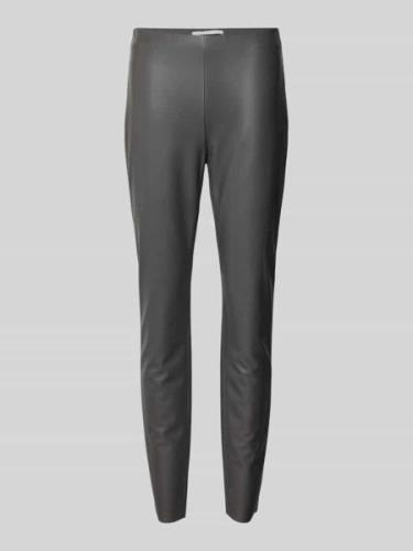 Skinny fit broek in leerlook