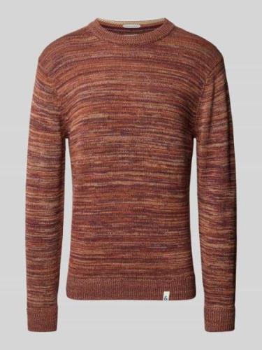 Gebreide pullover met labeldetails