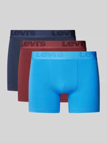 Boxershort met elastische band met logo in een set van 3 stuks