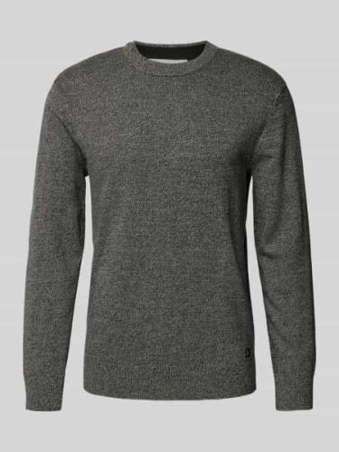 Gebreide pullover met ronde hals