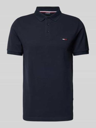 Poloshirt met labelstitching