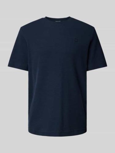 Regular fit T-shirt met logo-applicatie