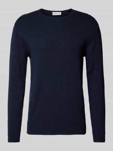 Regular fit pullover met structuurmotief