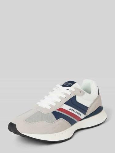 Sneakers met labelpatch en -print, model 'BOSTON'