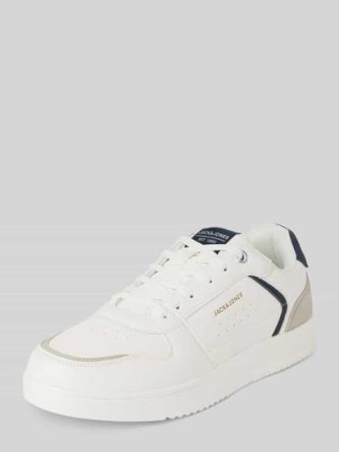 Sneakers met labelpatch en -print, model 'WEALING'