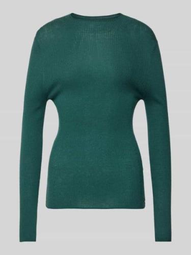 Gebreide pullover met ronde hals