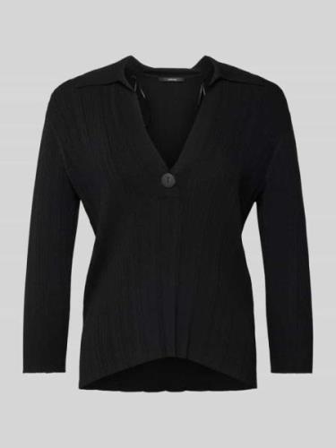 Gebreide pullover met V-hals, model 'Tomoya'