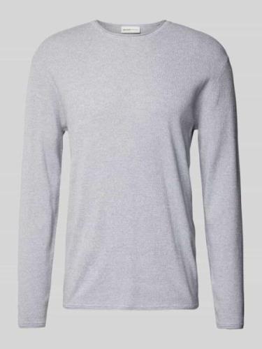 Regular fit pullover met structuurmotief