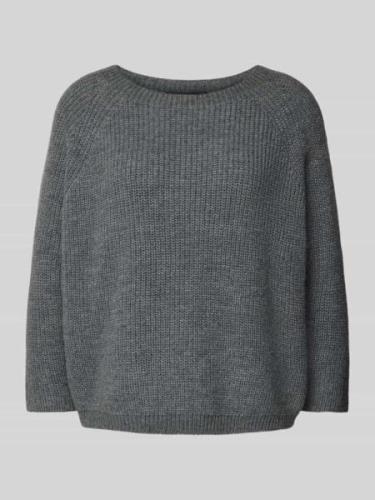 Gebreide pullover met ronde hals, model 'XENO'